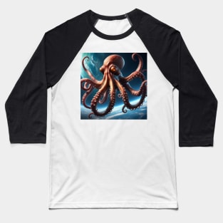 Space Octopus Baseball T-Shirt